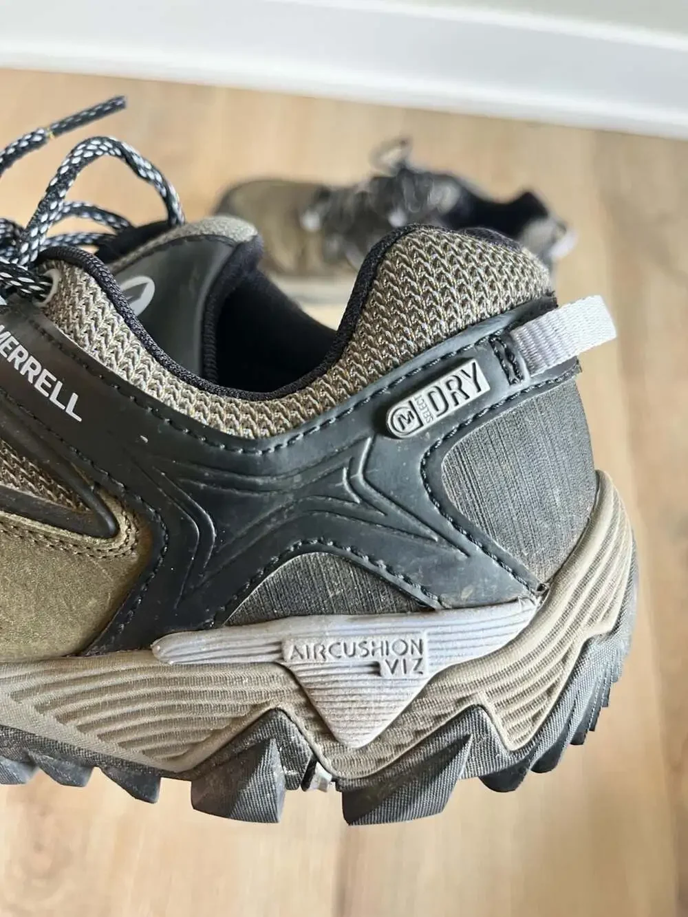 Merrell, Women's All Out Blaze 2 Waterproof Hiking/Camping Shoes, Olive, 8